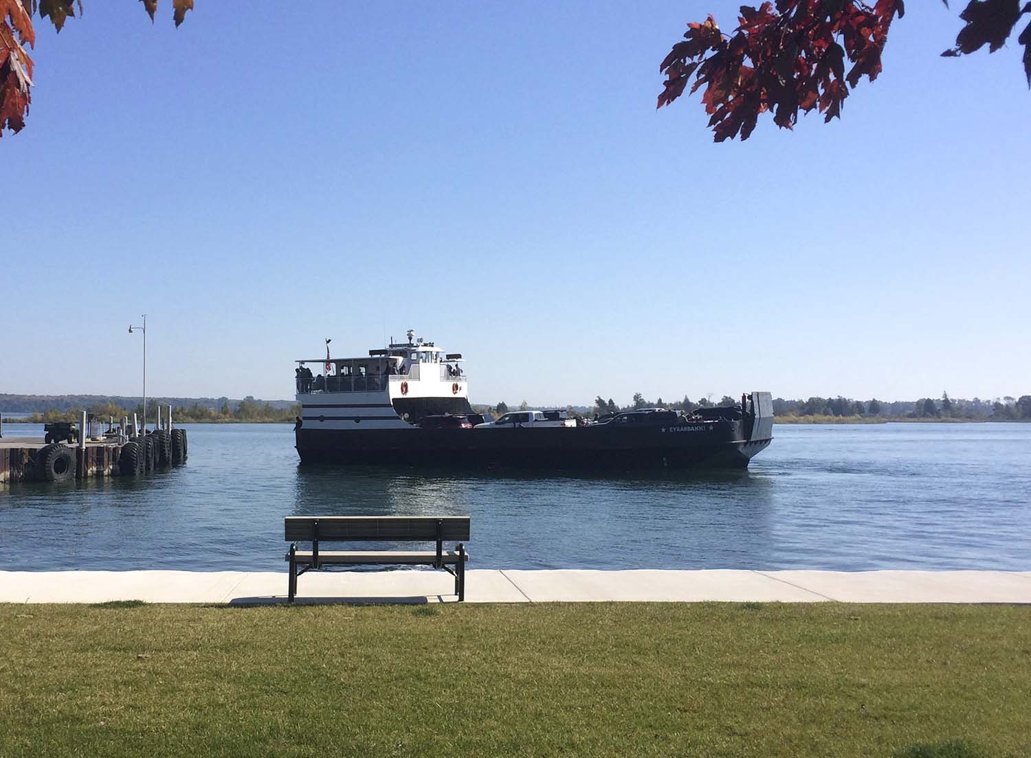Historic photo of the Washington Island Ferry Line