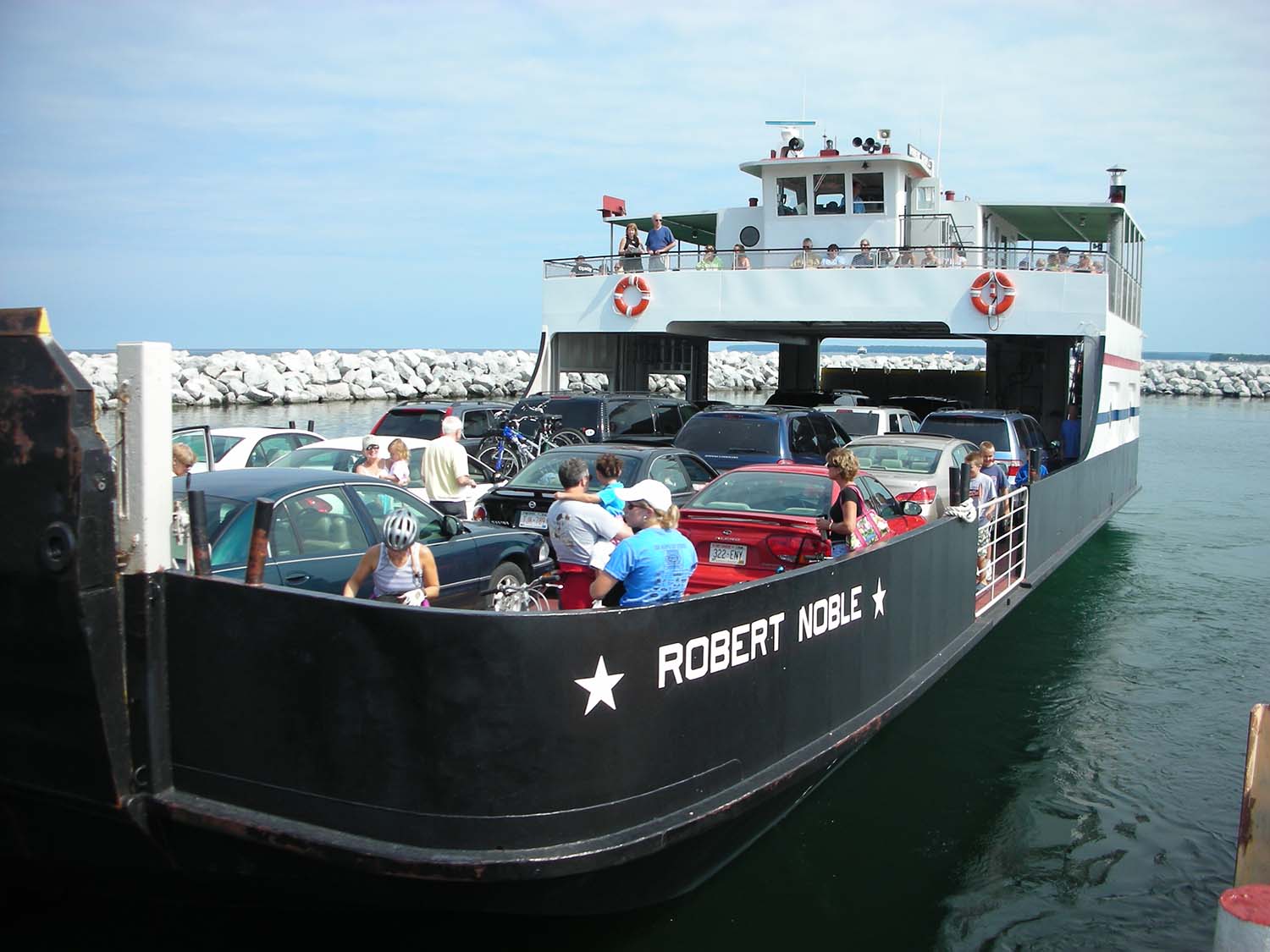 Historic photo of the Washington Island Ferry Line