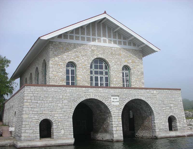 Rock Island state park boat house