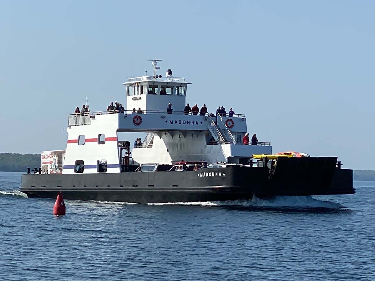 Historic photo of the Washington Island Ferry Line