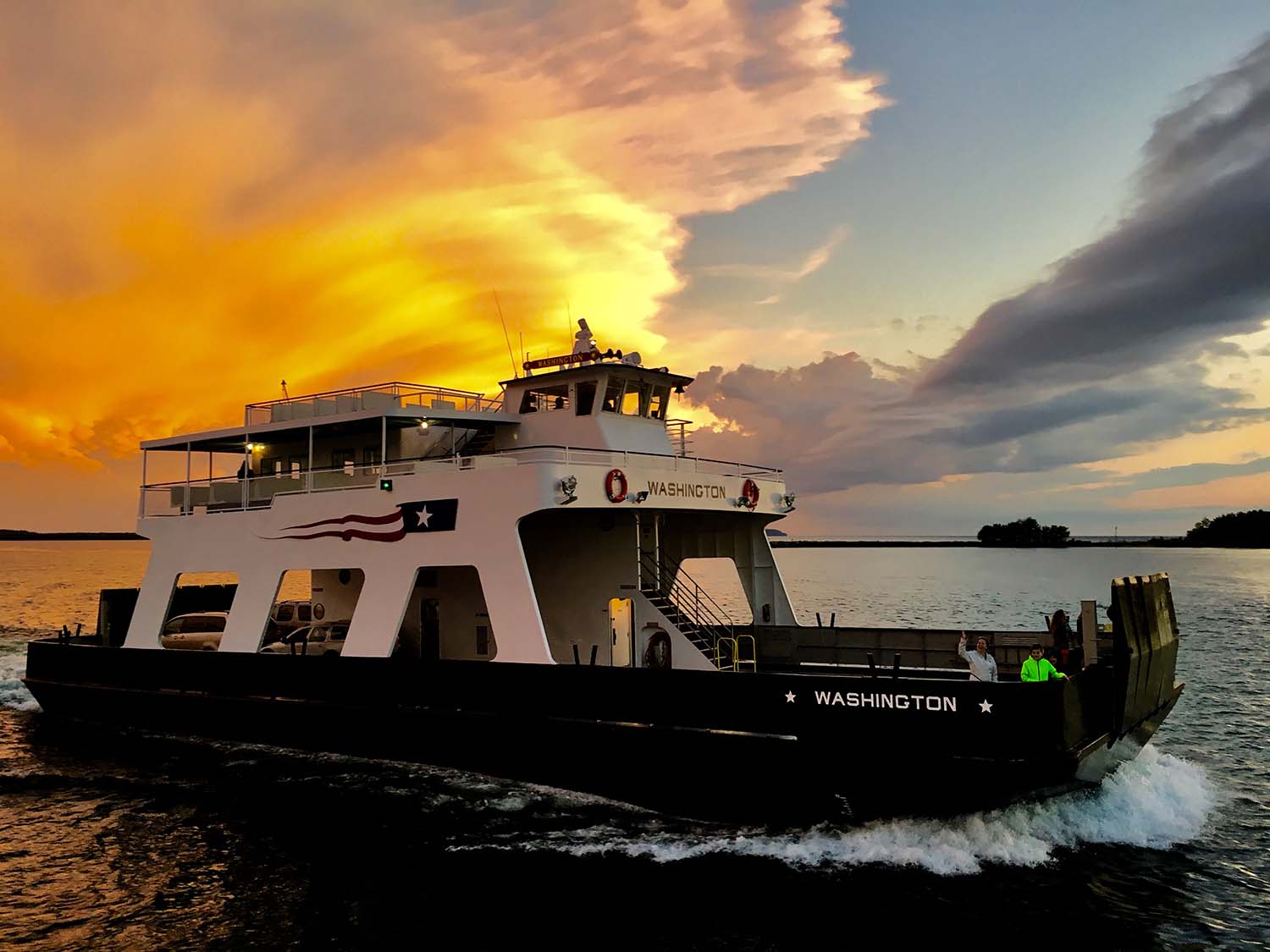 Historic photo of the Washington Island Ferry Line